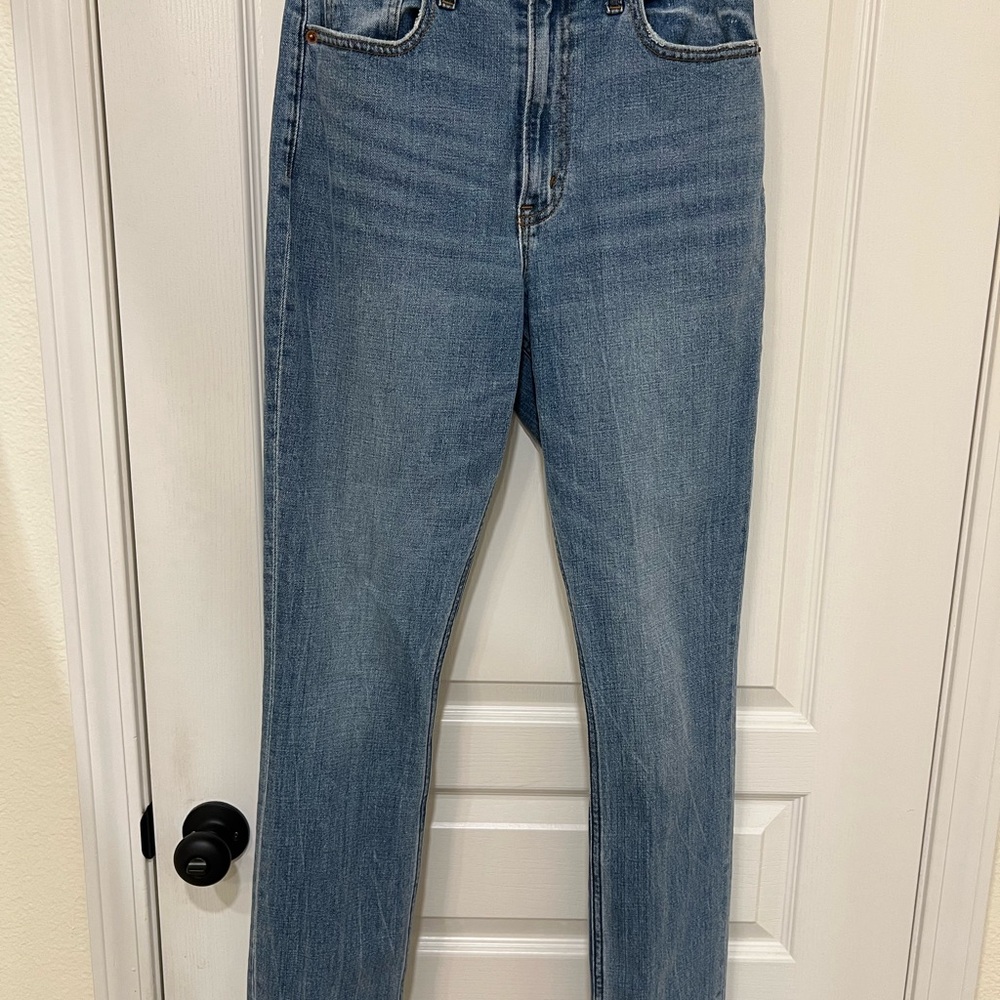 Abercrombie & Fitch Light Blue Straight Leg Jeans